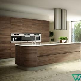  Tủ bếp gỗ óc chó hiện đại MH002